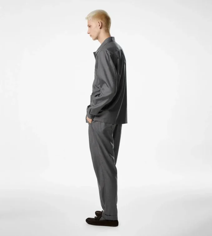Yarn Dyed Silk Light Pant