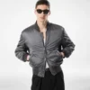 Silk Satin Bomber Silk Satin Bomber