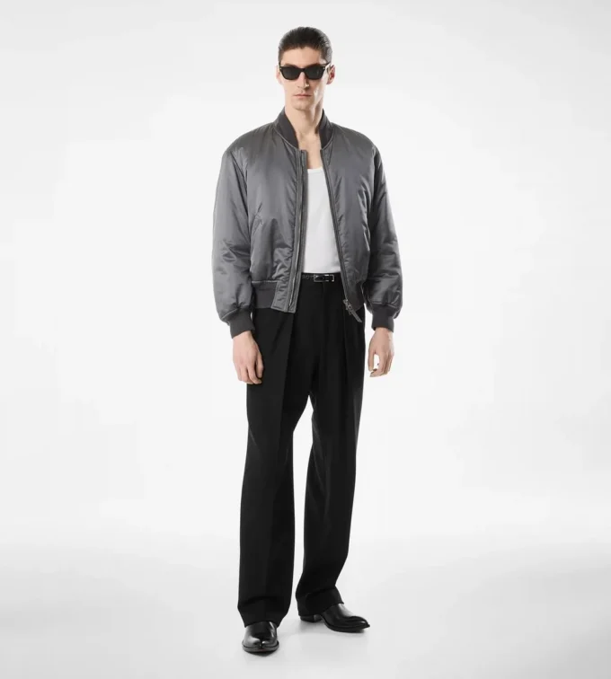 Silk Satin Bomber Silk Satin Bomber