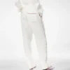 Silk Twill Pj Pants with Piping Silk Twill Pj Pants with Piping