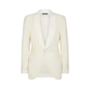 Silk Viscose Jacquard Evening Jacket