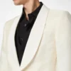 Silk Viscose Jacquard Evening Jacket