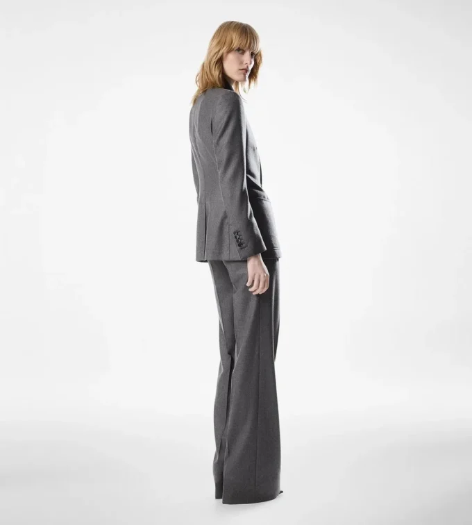Tailored Double Pleat Wide Leg Pants Tailored Double Pleat Wide Leg Pants