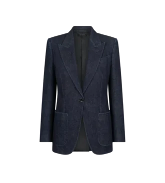 Single Breasted Peak Lapel Jacket