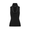 Sleeveless Cowl Collar Top