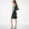 Sleeveless Lavalliere Blouse