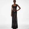 Sleeveless Scoop Neck Dress