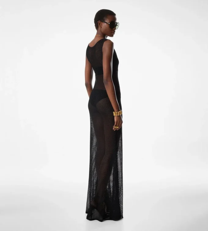 Sleeveless Scoop Neck Dress