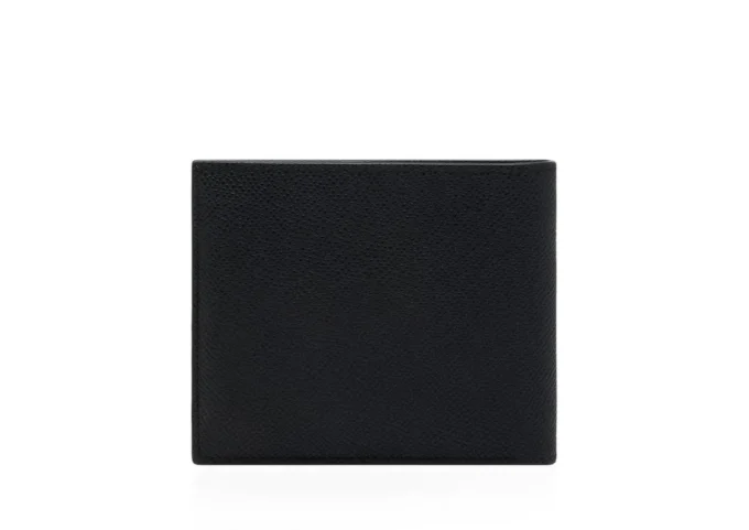 Small Grain Leather Bifold Wallet