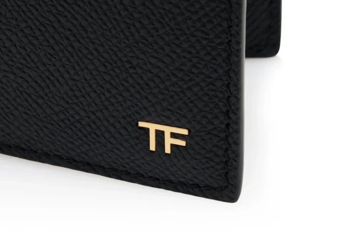 Small Grain Leather Bifold Wallet
