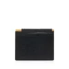 Small Grain Leather Folding Money Clip Cardholder Small Grain Leather Folding Money Clip Cardholder
