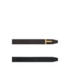 Small Grain Leather T Icon Belt