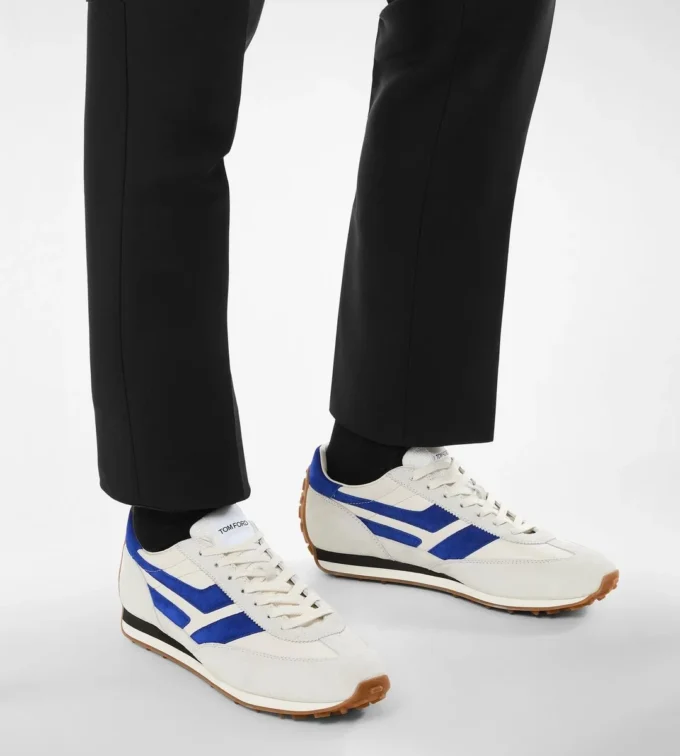 Smooth Leather and Suede Mick Sneaker Smooth Leather and Suede Mick Sneaker
