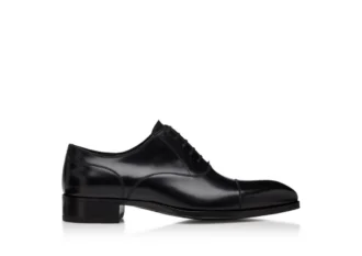 Smooth Leather Elkan Cap Toe Lace Ups