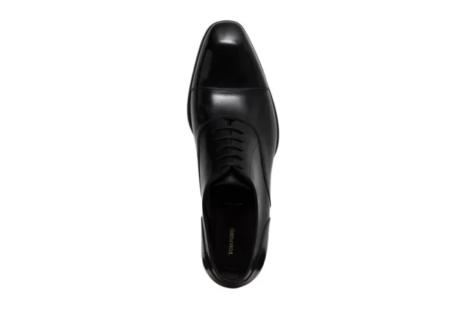 Smooth Leather Elkan Cap Toe Lace Ups