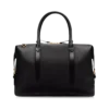Smooth Leather Side Buckle Holdall