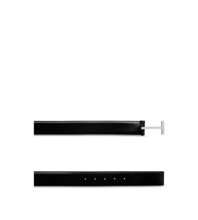 Smooth Leather T Belt