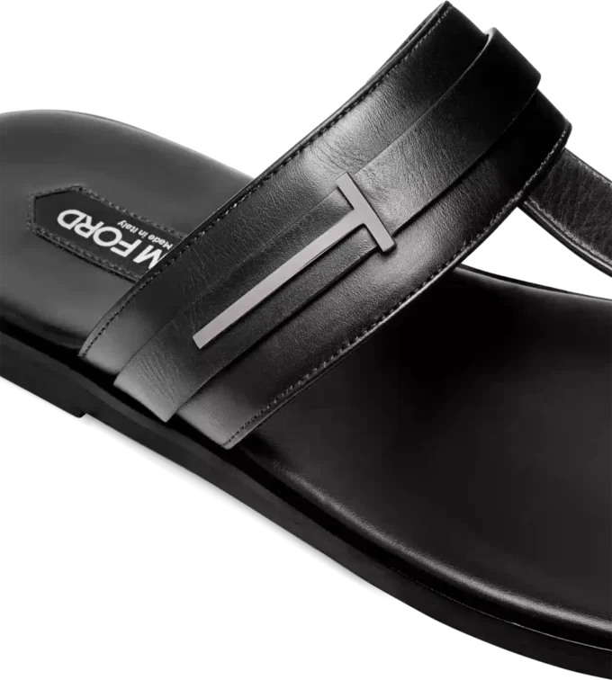 Smooth Leather T-Sandal Smooth Leather T-Sandal