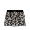 Snow Leopard Silk Boxers