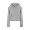 Soft Cashmere Knit Hooded Top