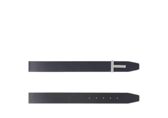 Soft Grain Leather T Icon Belt