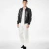 Soft Nappa Plonge Collar Blouson