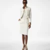 Stand Collar Cropped Safari Jacket Stand Collar Cropped Safari Jacket