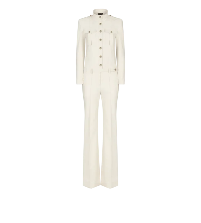 Stand Collar Safari Jumpsuit Stand Collar Safari Jumpsuit