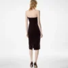 Strapless Velvet Cocktail Dress Strapless Velvet Cocktail Dress