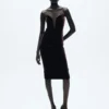 Strapless Velvet Cocktail Dress Strapless Velvet Cocktail Dress