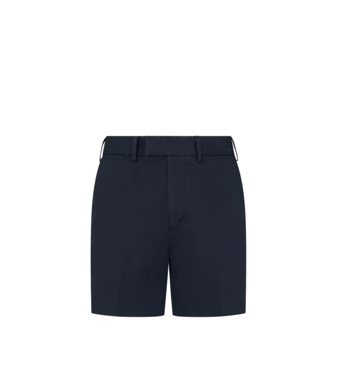 Stretch Cotton Twill Tailored Shorts