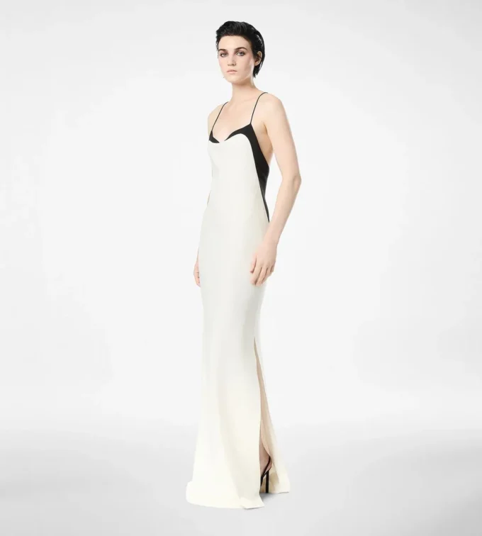 Stretch Silk Camisole Evening Dress