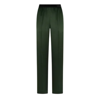 Stretch Silk Satin Pj Pants