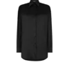 Stretch Silk Satin Relaxed Fit Shirt