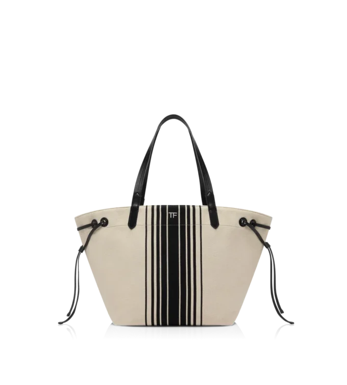 Striped Jacquard Large Tote Striped Jacquard Large Tote