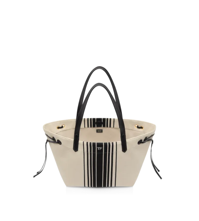 Striped Jacquard Large Tote Striped Jacquard Large Tote