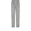Striped Silk Pj Pants with Piping Striped Silk Pj Pants with Piping