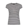 Striped T-Shirt with Tonal Tf Embroidered Logo