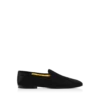 Striped Velvet Steven Slipper