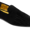 Striped Velvet Steven Slipper