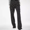Striped Wool Cotton Barathea Relaxed Pleated Straight Pants Striped Wool Cotton Barathea Relaxed Pleated Straight Pants