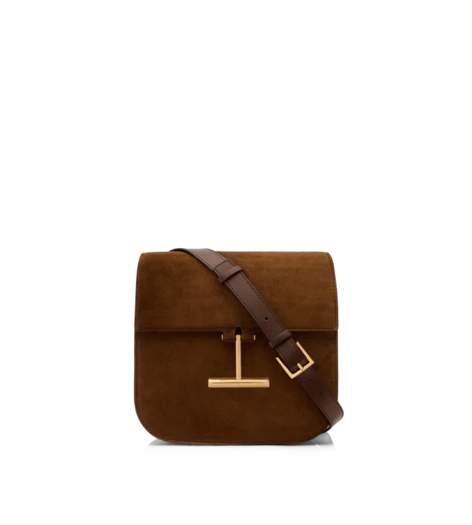 Suede and Leather Tara Mini Crossbody