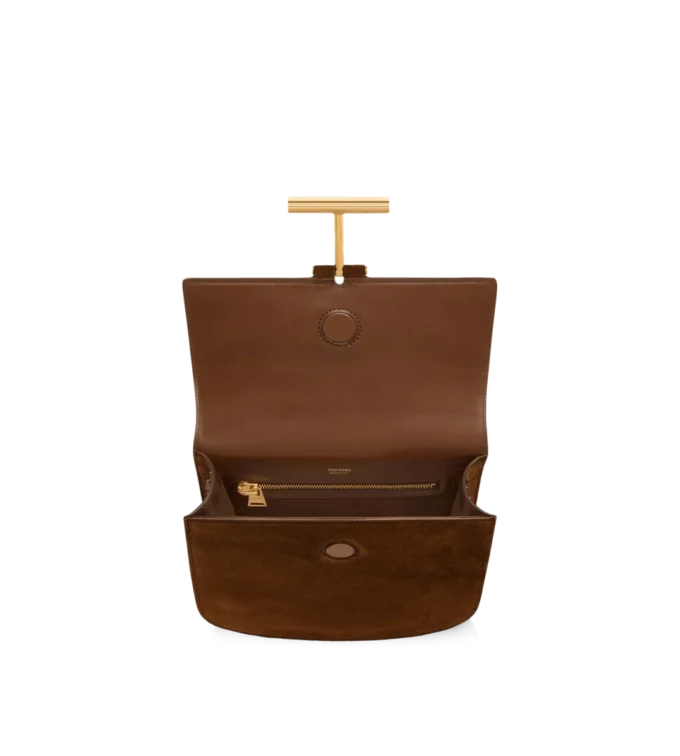Suede and Leather Tara Mini Crossbody