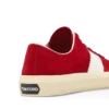 Suede and Printed Alligator Cambridge Sneaker