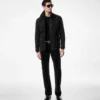 Suede Four Pocket Jacket