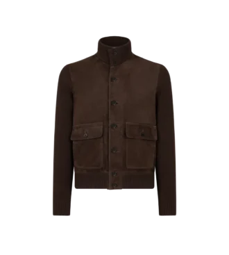 Suede Front Merino Blouson