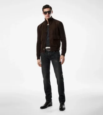 Suede Front Merino Blouson