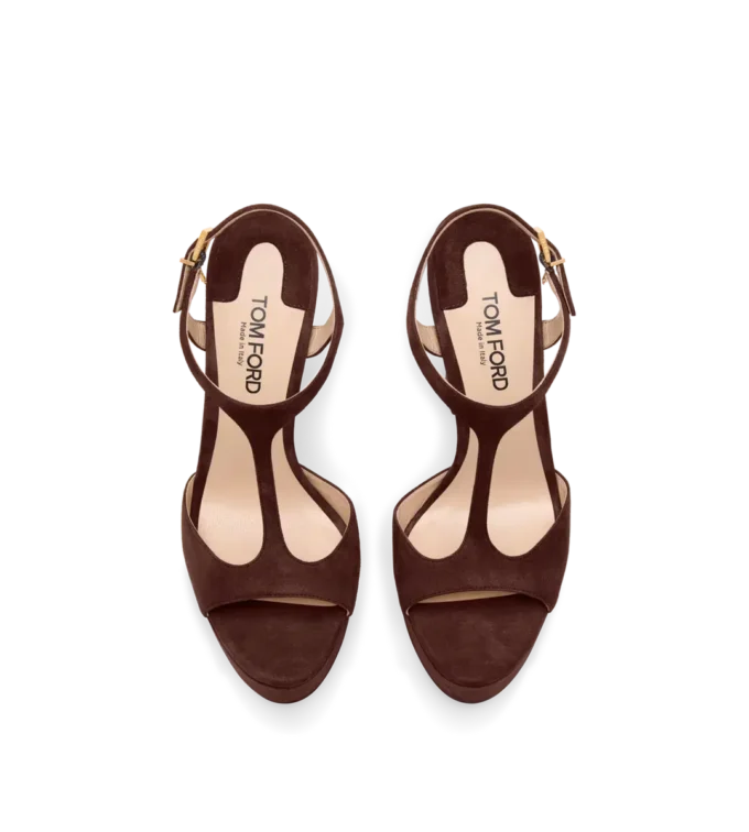 Suede Leather Angelina Platform Sandal