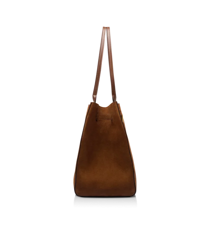 Suede Leather Audrey Medium Tote Suede Leather Audrey Medium Tote