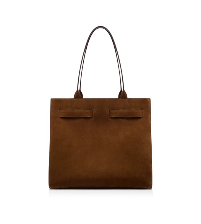 Suede Leather Audrey Medium Tote Suede Leather Audrey Medium Tote